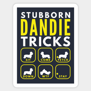 Stubborn Dandie Tricks - Dog Training Sticker
